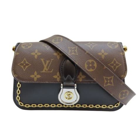 Louis Vuitton Neo Saint Cloud Shoulder Bag Brown Black 